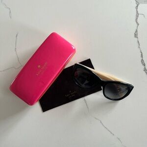 Kate Spade Sunglasses in Black and Cream